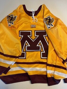 Easton MN Gopher Gold and Maroon Minnesota Hockey Jersey